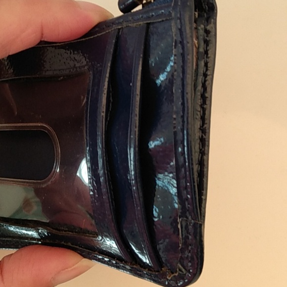 Travel Slim Card Coin Pouch Key Ring Wristlet Wallet - Picture 4 of 7